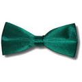 Solid Emerald Green Satin Bow Tie